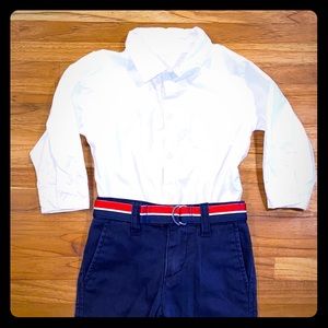 Lot of 2 dress pants and 1 dress shirt